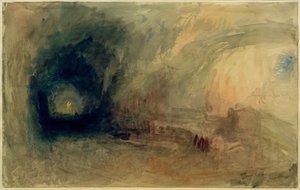 Een bergpas door Joseph Mallord William Turner